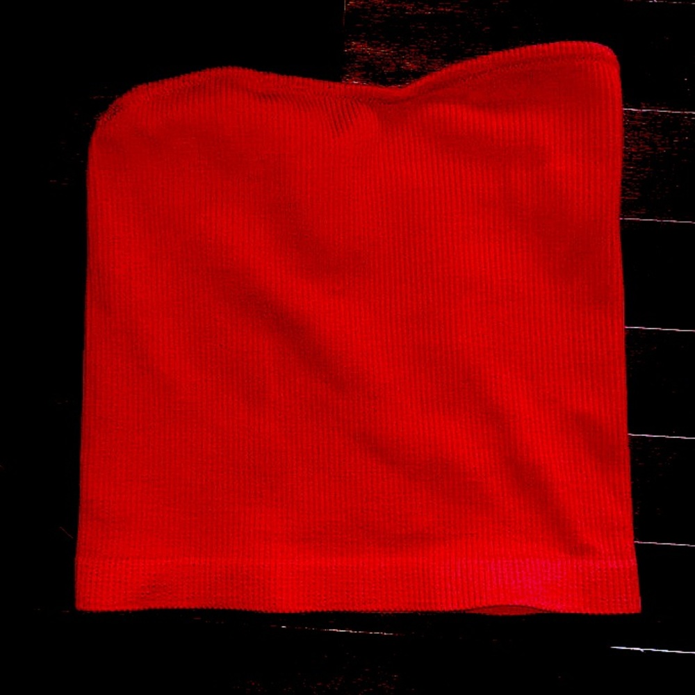 Red Tube Top - Picture 2 of 3